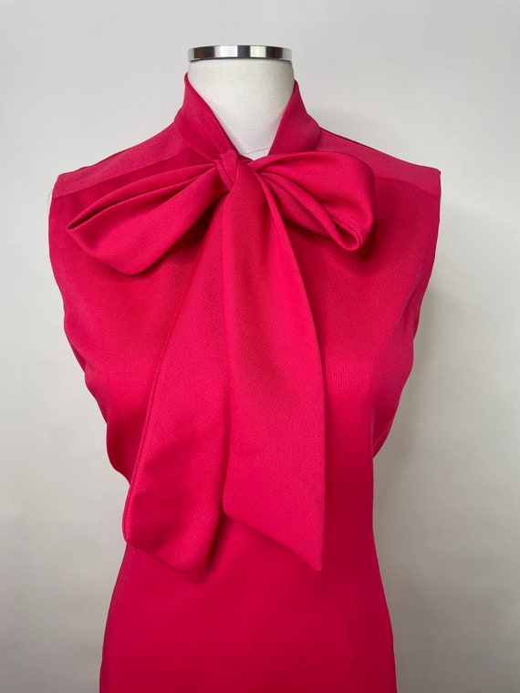 1960s-1970s Hot Pink Two Piece Set w A Line Maxi … - image 2