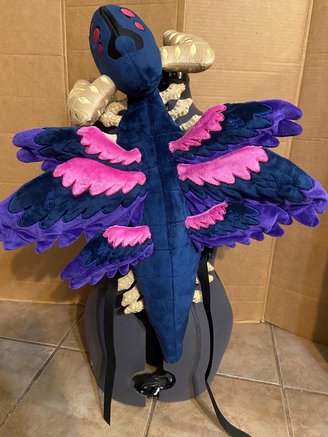 Made to Order - 6 Winged Dragon Backpack - Etsy