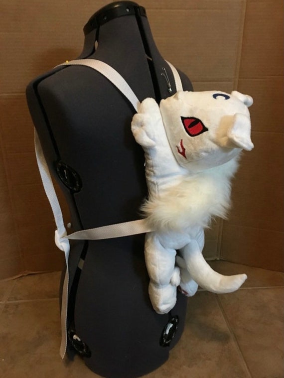 Ready to Ship White Dog Backpack Etsy UK