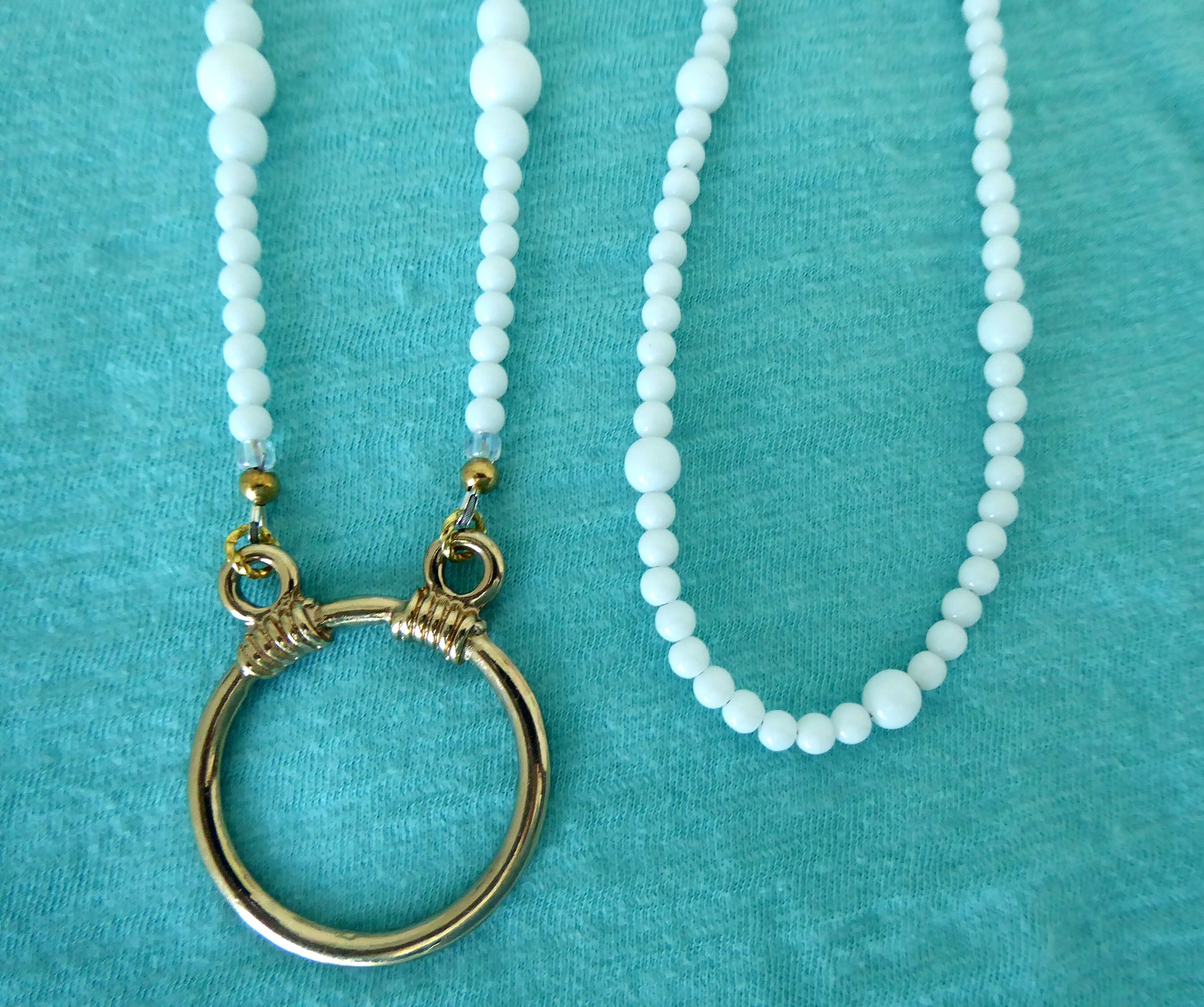 Eyeglass Necklace w Loop Glasses Loop Necklace Reading Etsy