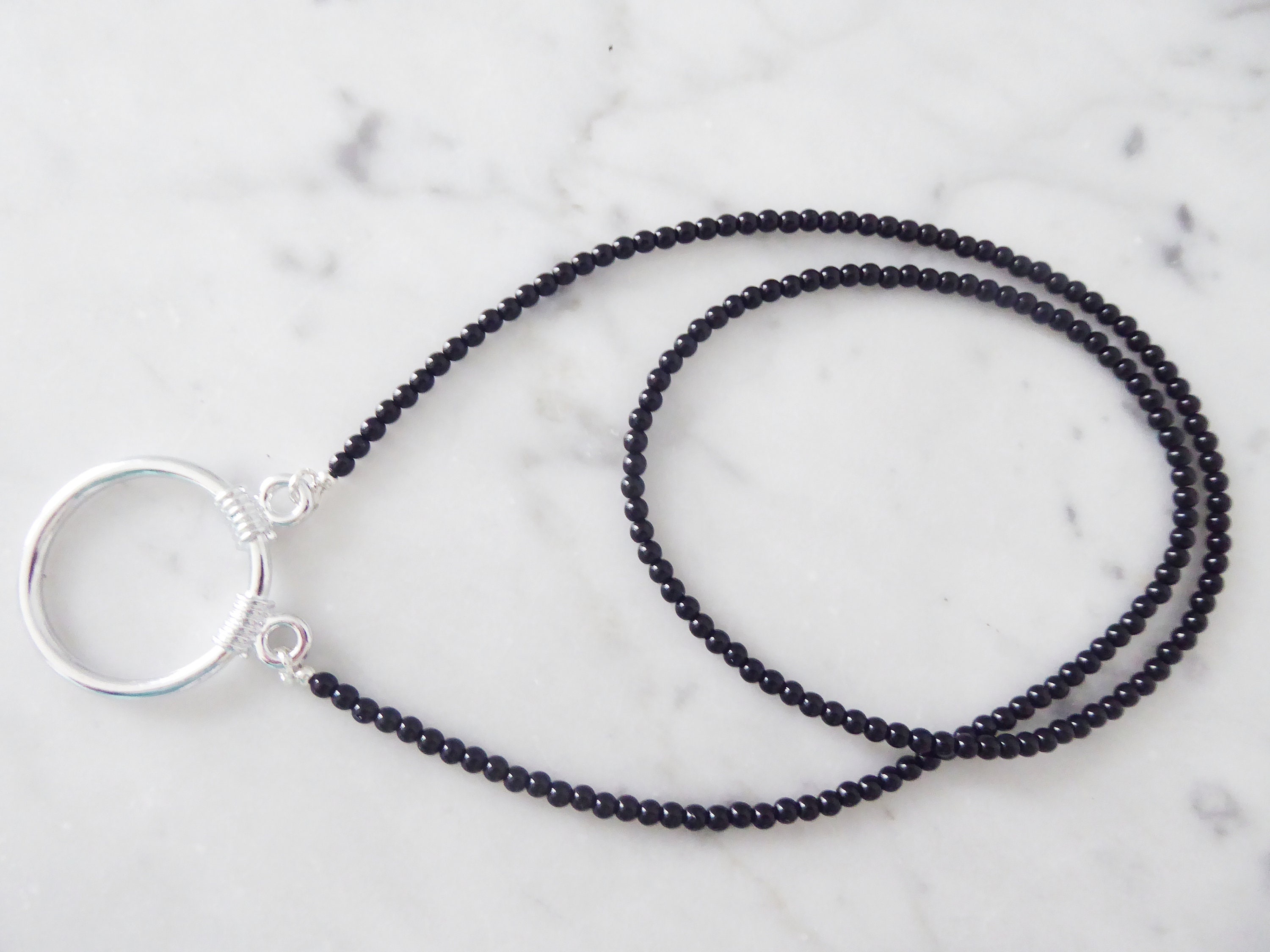 Eyeglasses Loop Necklace Eyeglass Necklace w Loop Glasses Etsy