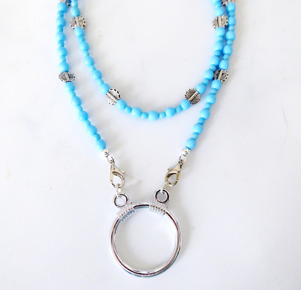 Collier de w Boucle Collier de Loop Etsy