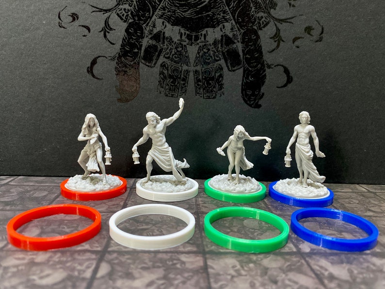 4 Pack 3D Printed Kingdom Death: Monster KDM Gear Grid With | Etsy