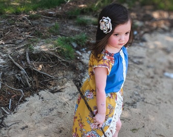Abby’s River Romper - PDF sewing pattern for girls sizes 12m - 14 years