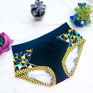 The Colorblocked ADD-ON - Mentionables {Underwear} - PDF Sewing Pattern