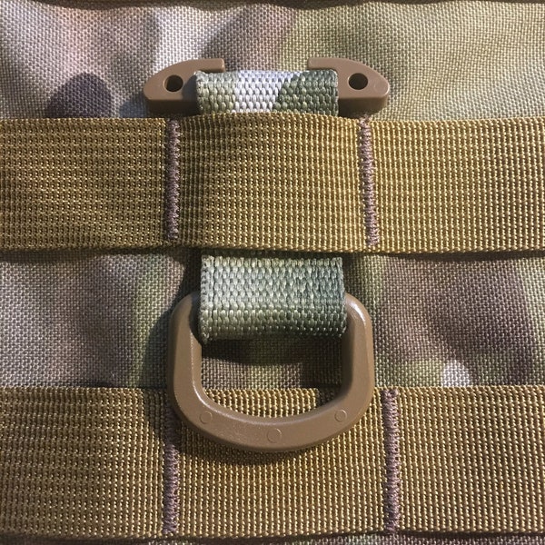 Tactical T-Ring Webbing Adaptor for molle/pals/acu/emt/military (choose color)