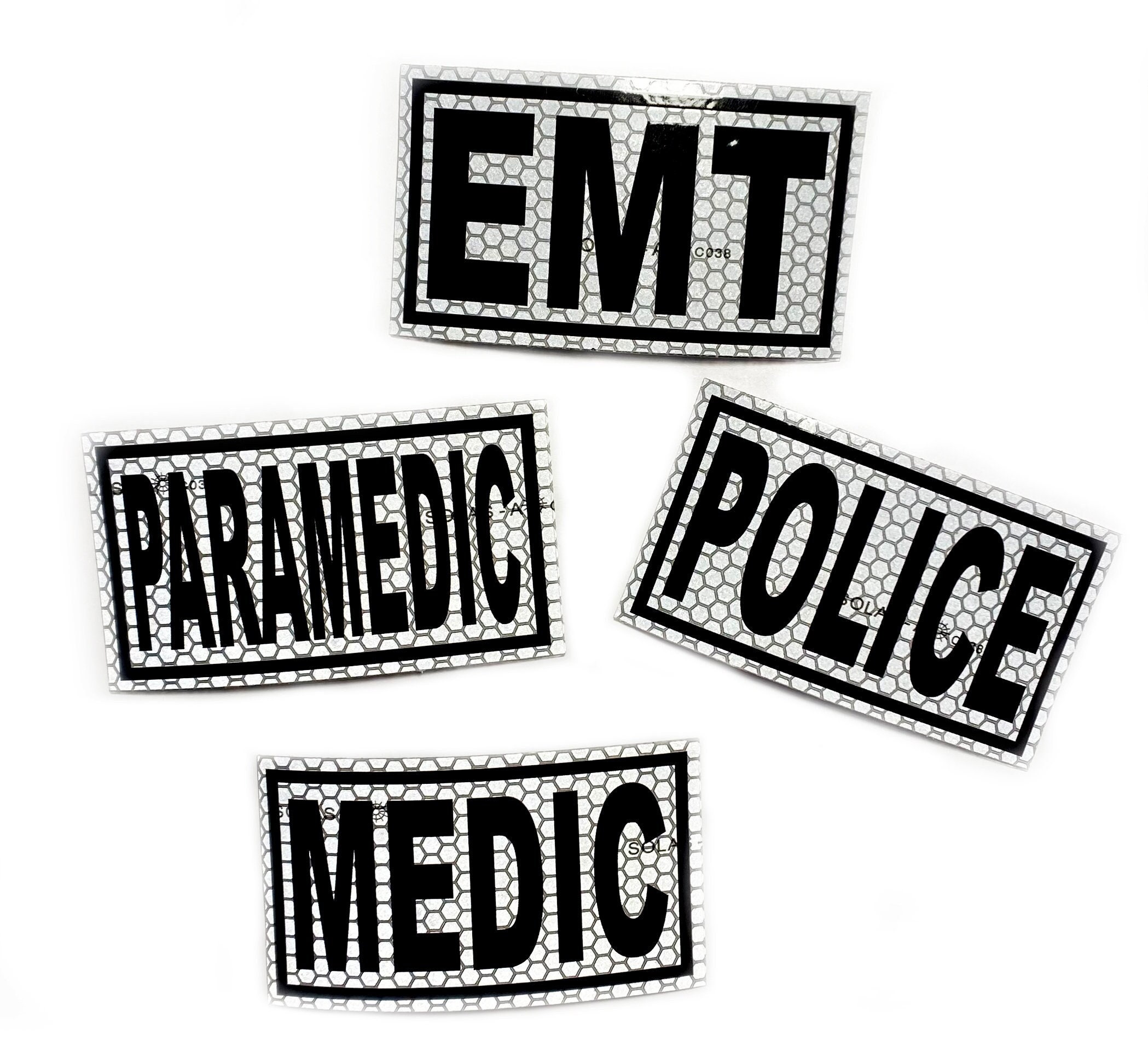 EMT PARAMEDIC Badge PATCH Rescue iron-on embroidered Star of Life applique