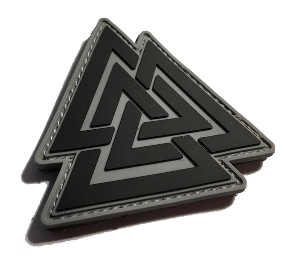 The THOR HAMMER PVC Rubber MORALE Norse Viking PATCH 2.5/" X 2/"