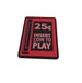 Retro Gaming  INSERT Coin to play PVC 3D Morale patch 