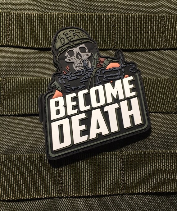 Become Death full Metal Jacket Animal Mother PVC Morale Patch 