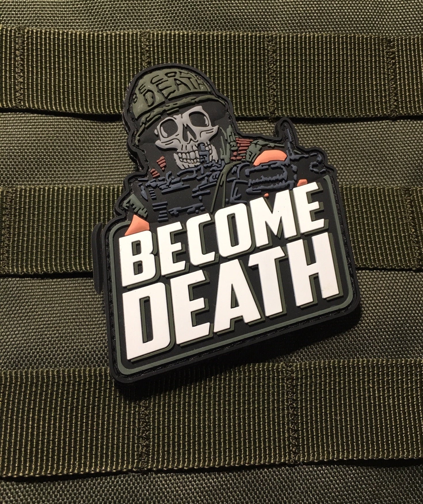 Become Death full Metal Jacket Animal Mother PVC Morale Patch