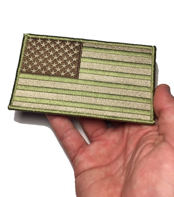 Large Tactical 5x3 IR (Infrared) Reflective Multicam OCP US Flag Patch - Mil-Spec