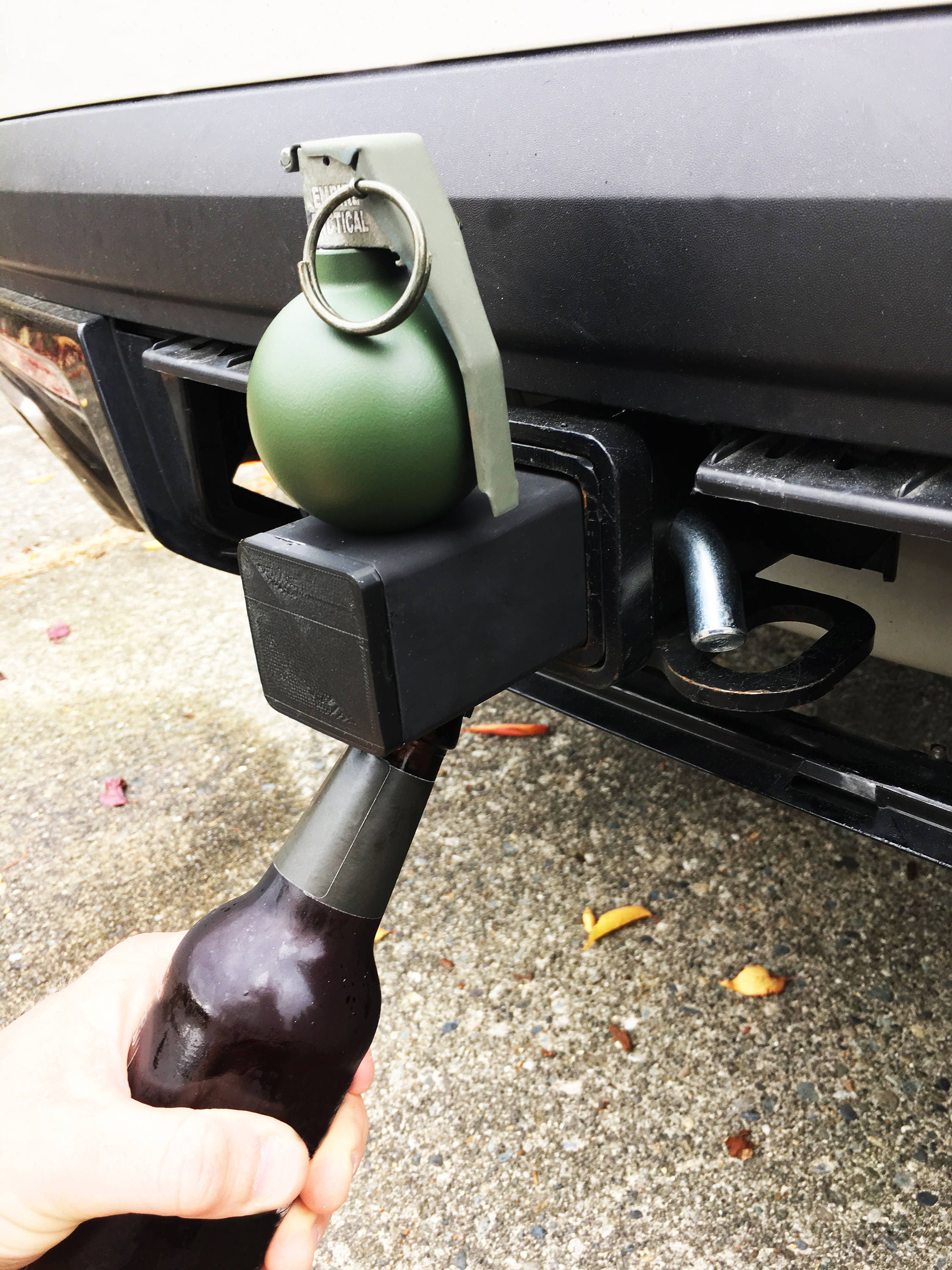 The M67 Frag Grenade CNC Machined Trailer Hitch Cover 2 Etsy