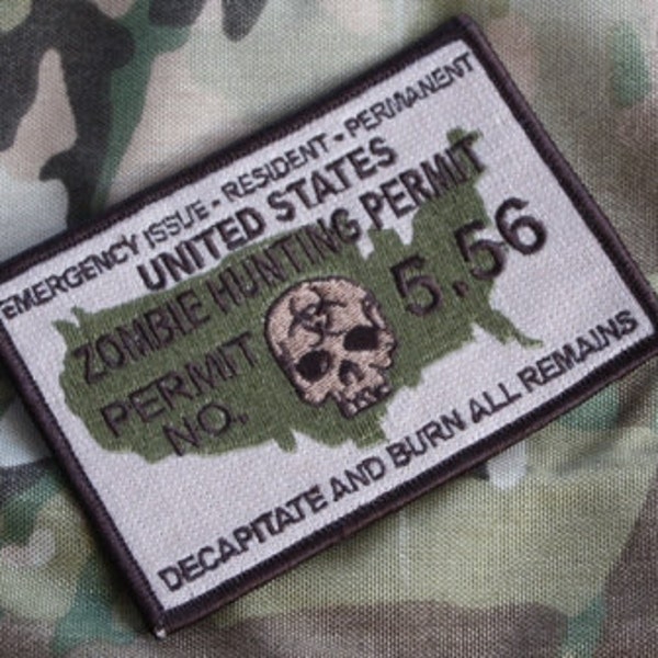 Zombie Hunters Patrol Patch (#417,417A