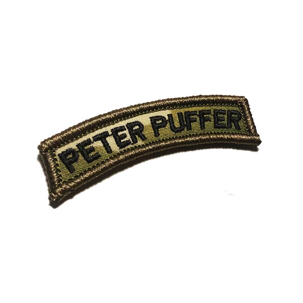 The Peter Puffer (full Metal Jacket) funny Military tactical Tab 2.5" x .75" Hook Loop Back