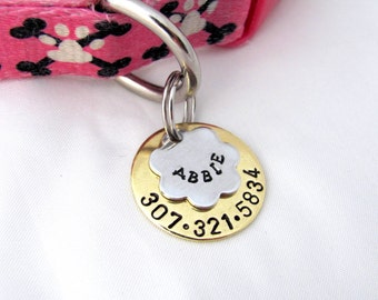 Personalized Pet ID Tag, Dog Tag, Cat Tag