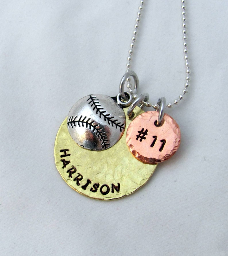 Kids baseball necklace Clearance