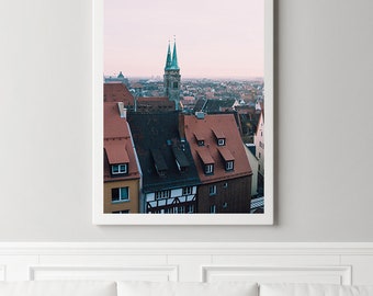 Germany photography, nuremberg photograph, european architecture, travel wall art, travel home decor, travel photography, large wall art