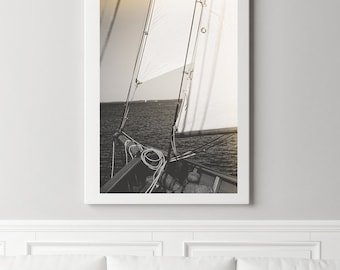 Sailboat art, sailing photography, nautical wall art, large wall art, coastal decor, sailboat prints, nautical decor, large wall art,