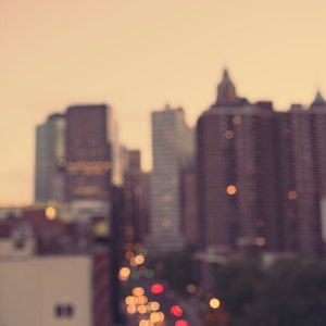 Unframed New york city photography, manhattan skyline, nyc wall art, large wall art, nyc lights,