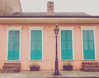 New Orleans Photography | New Orleans French Quarter | Colorful New Orleans Art | Living Room Wall Art | New Orleans Architecture | Nola art