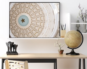 Texas Wall Art | Texas State Capitol | Texas Decor | Austin Texas Photography | Large Wall Art | Gift for Texans | Cream Architecture Decor