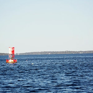 Maine Wall Art, Coastal Maine Photography, New England Decor, Penobscot Bay Print, Maine Wall Art, Buoy Wall Art, Large Coastal Wall art