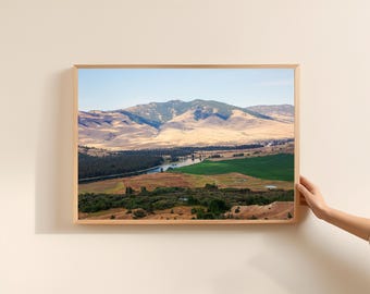 Montana photography, Flathead River Montana Landscape Print, Western Wall Art, Western Landscape Photography