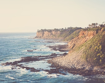 california coast photography, palos verdes photography, aerial beach photography, coastal decor, beach decor, large wall art, coastal art