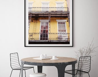 New Orleans photography | French Quarter Architecture  print | Colorful New Orleans Wall Art | Bourbon Street Orleans Wall Art, Nola Print