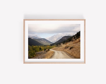 Montana Wall Art, Montana Photography, Crazy Mountains Montana, Montana Mountains Art, Mountain Landscape Print, Western Wall Art, landscape