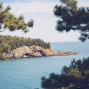 Coastal Maine art | Acadia National Park Print | Maine Landscape | Large Wall Art