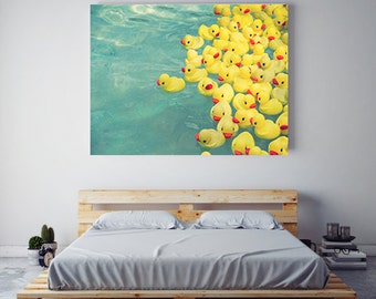 rubber ducks, rubber duck photography, canvas gallery, contemporary decor, funny art, funny decor, children's room, nursery art, bathroom