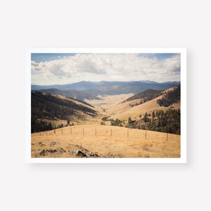 Montana Landscape Photography Print, Clouds over Montana Mountain Landscape, Rocky Mountain Photo Print, farm and ranch print