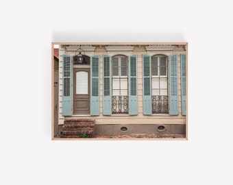 New Orleans Photography | New Orleans French Quarter | Colorful New Orleans Art | Living Room Wall Art | New Orleans Architecture | Nola art