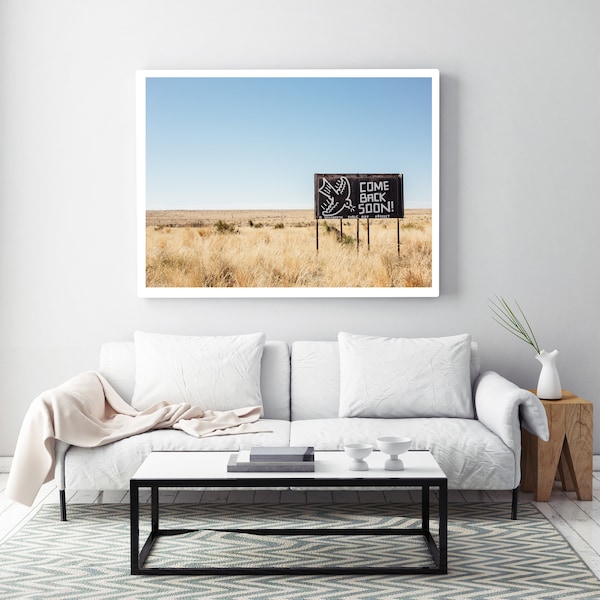 Marfa photography, marfa texas, texas wall art, west texas photography, UNFRAMED print, large wall art, guest room wall art, entryway decor