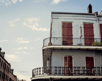 New Orleans photography | French Quarter Art | New Orleans Decor | French Quarter Architecture | Royal Street New Orleans | Large Wall Art