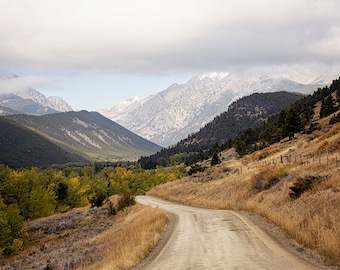 Montana Wall Art, Montana Photography, Crazy Mountains Montana, Montana Mountains Art, Mountain Landscape Print, Western Wall Art, landscape