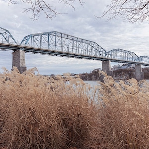 Chattanooga Walnut Street Bridge Print, Chattanooga Tennessee Photography Wall Art