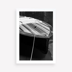 Vintage Boat Wall Art, Lake House Decor, Chris Craft Print, Wooden Boat Print, Maritime Wall Art, Classic Lake Boat Photo, lake house print