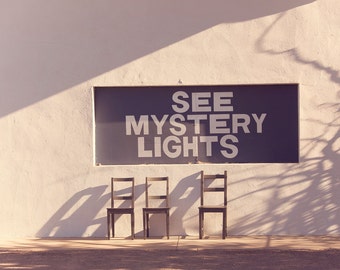 Texas photography, marfa texas, marfa lights, western decor, texas decor, texas prints, west texas, large wall art, see mystery lights
