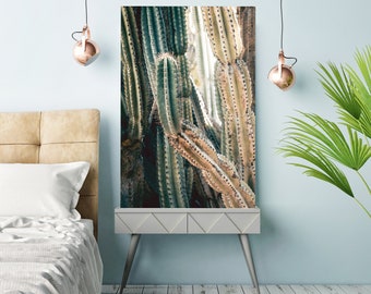 Cactus wall art | Desert Photography | Cactus Print | Southwestern decor | Large wall art | "Desert Ombre"