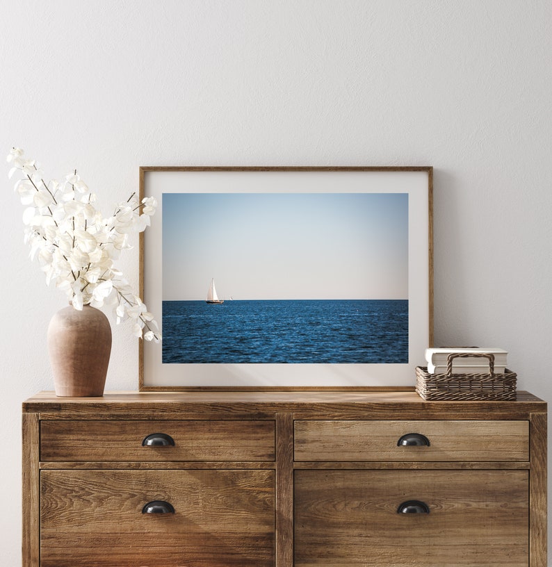 Coastal Decor Sailboat Art Coastal Maine Wall Art Etsy