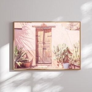 West Texas Wall Art, Western Photography Print, Pink Southwestern Architecture Print, Texas Ranch Wall Art,
