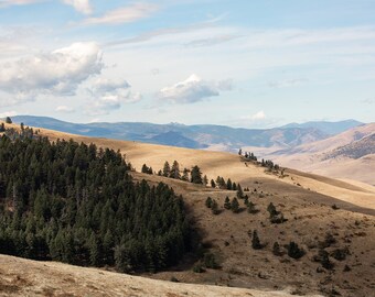 Unframed Montana photography, Montana mountain landscape, Montana prints, large wall art