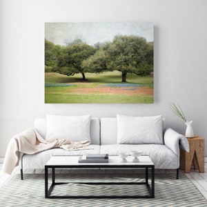 Texas landscape photography, Texas Bluebonnets art, brenham texas, large wall art, bluebonnet prints, bluebonnets canvas wrap, texas canvas
