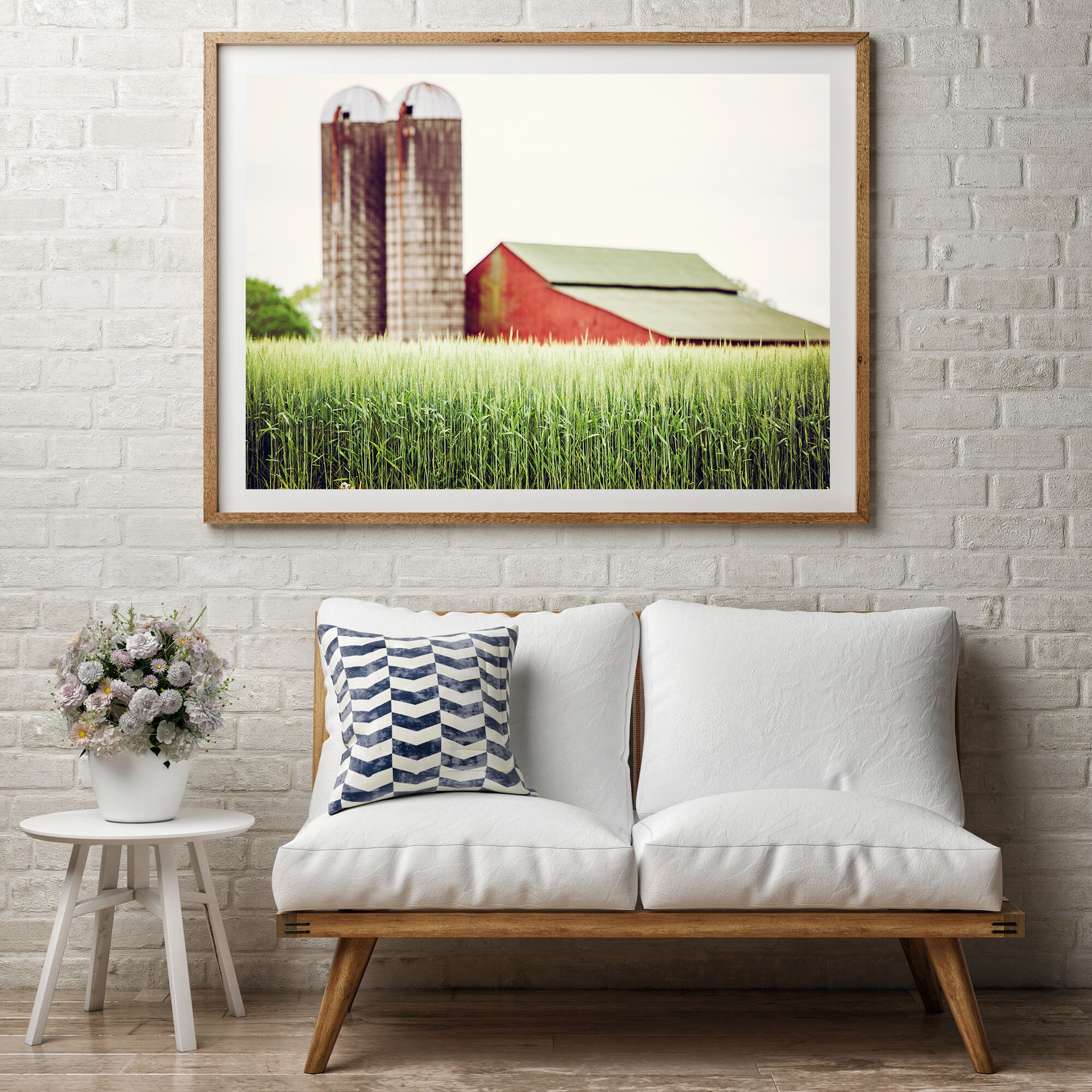 Decoración de pared de granja sin enmarcar fotografía de | Etsy