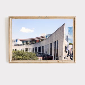 Nashville TN Country Music Hall of Fame Print, Nashville Downtown Photography Print, Nashville Landmark Wall Art, Music City Gift