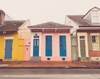 New Orleans Photography | New Orleans French Quarter | Colorful New Orleans Art | Living Room Wall Art | New Orleans Architecture | Nola art