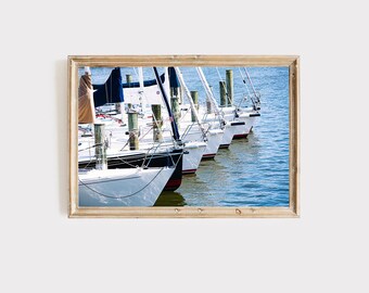 Annapolis photography, coastal wall art, annapolis art, sailboat prints, nautical decor, large wall art, chesapeake bay art
